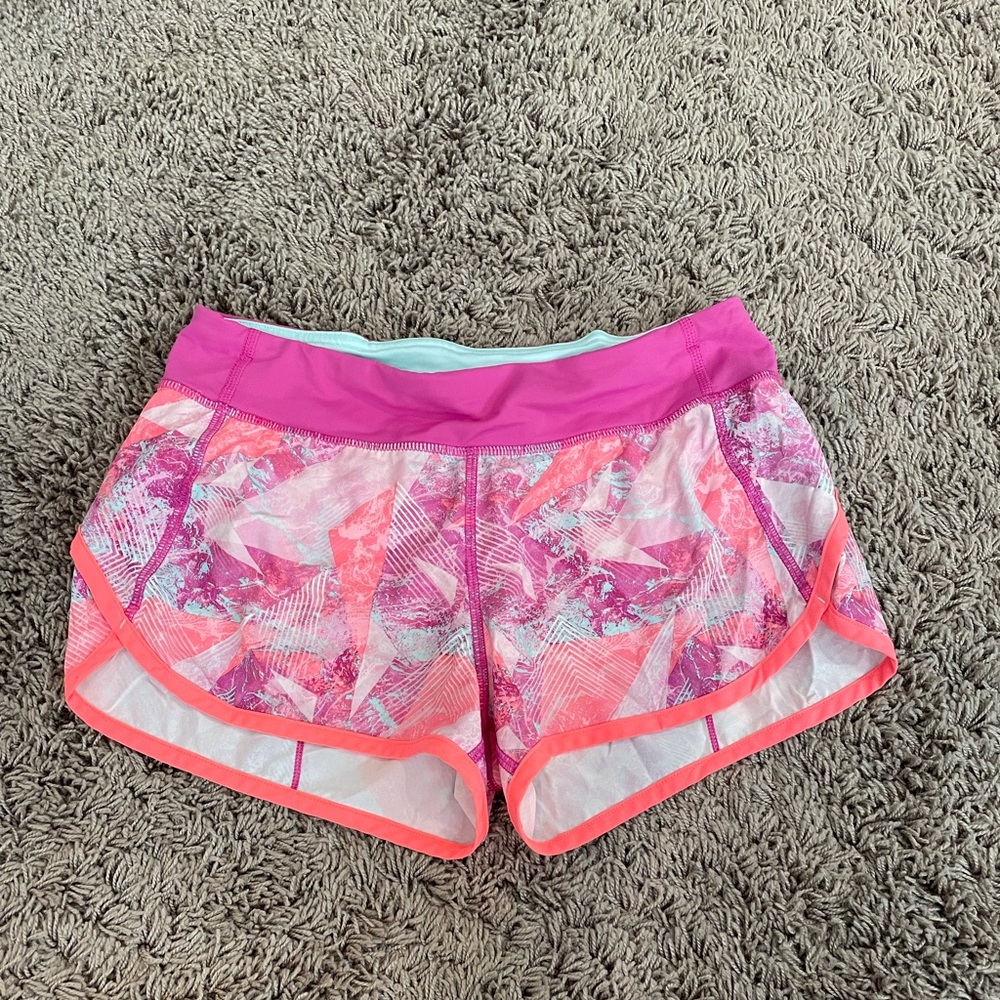 LULULEMON/ivivva multicolored shorts
